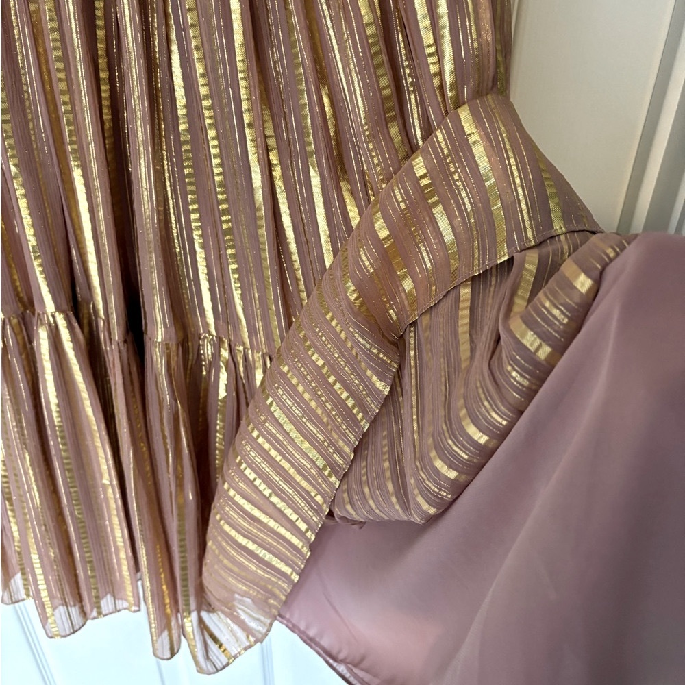 Ulla Johnson Justyne Dress in Rose and Gold - Picture 8 of 13